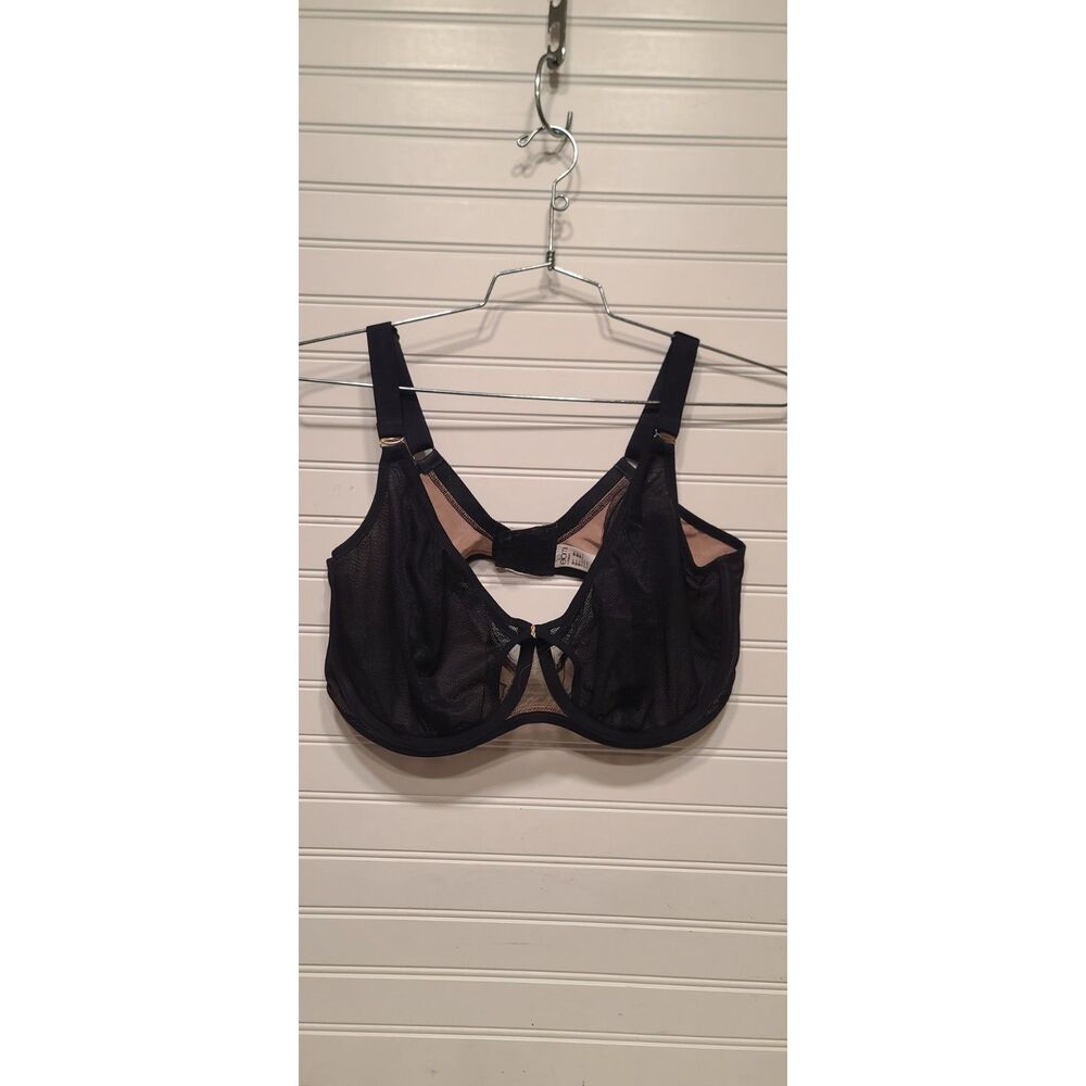 Elomi EL301202 Underwire Black Bra Size 38I NWOT